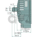 Alternator 14 V / 150 A Compact design, internal fan (2)