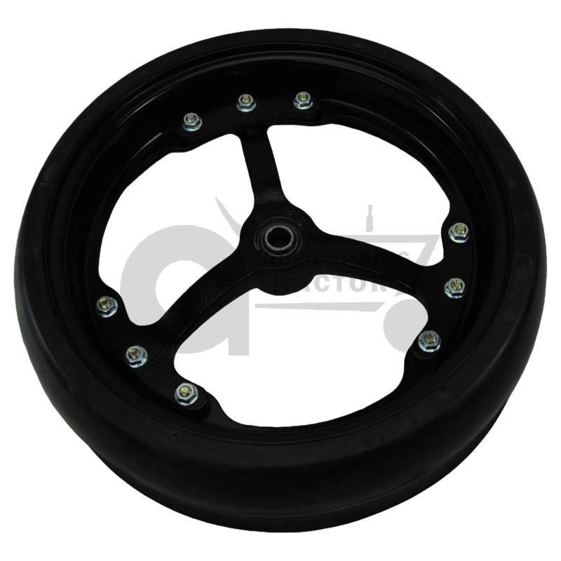Gauge Wheel Assembly with Spoked Rims (2)