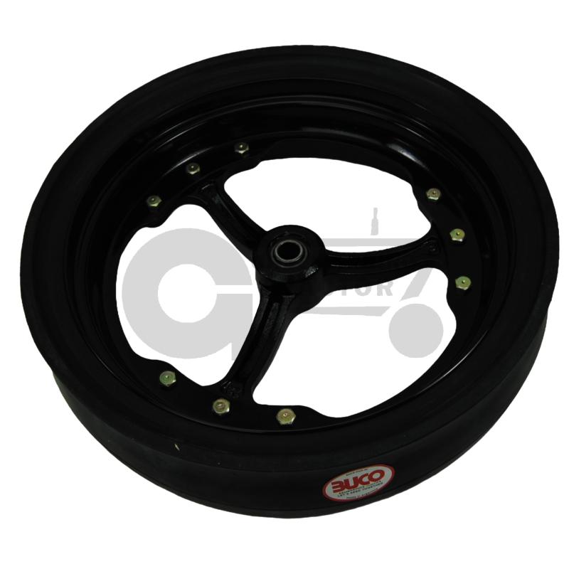 Gauge Wheel Assembly with Spoked Rims (3)