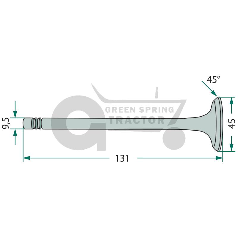 Inlet valve 2 grooves (2)