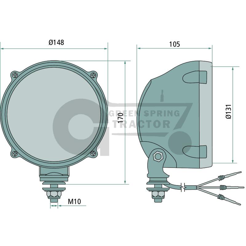 Front Headlight left/right (2)