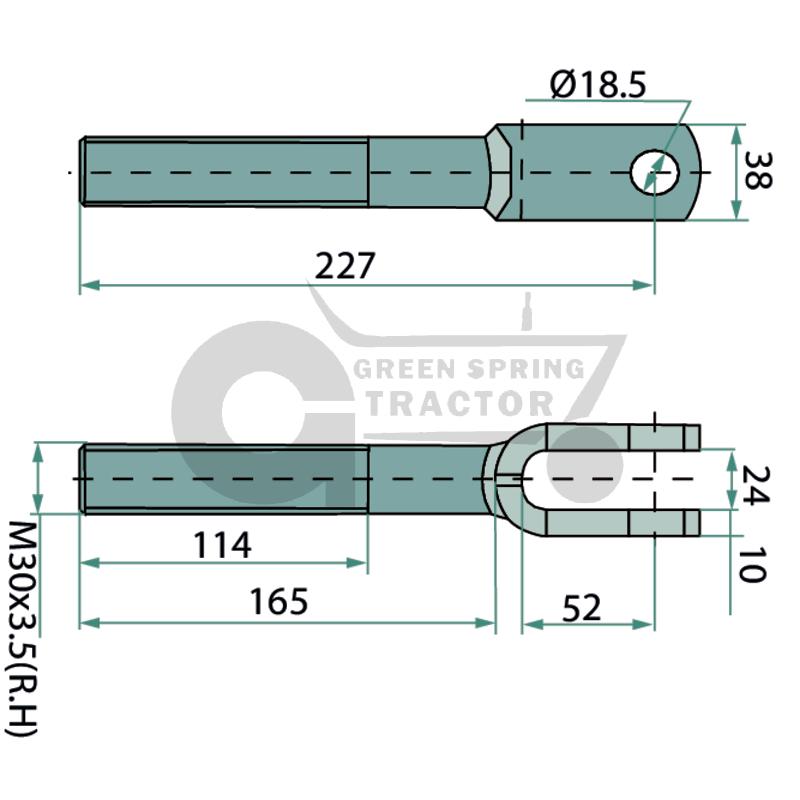 Stabiliser & Bracket (2)