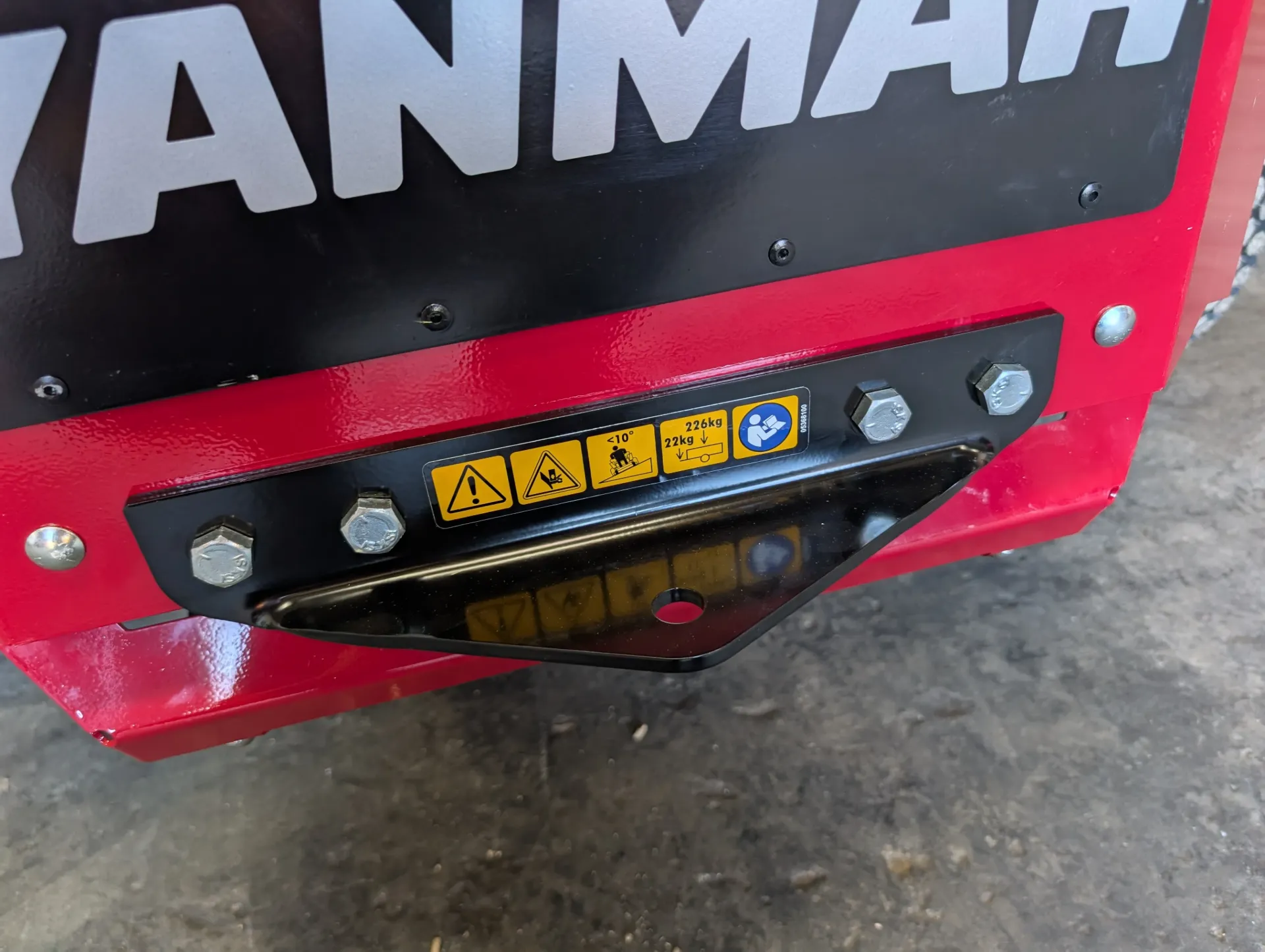 Yanmar ZTR Hitch Kit