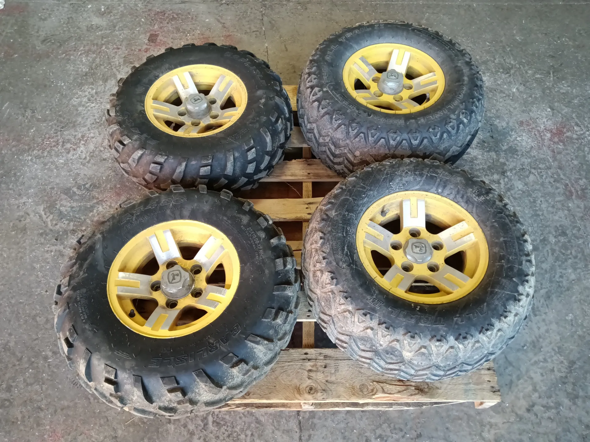 [JD-BM22603-U] Aluminum Wheel Set With Tires