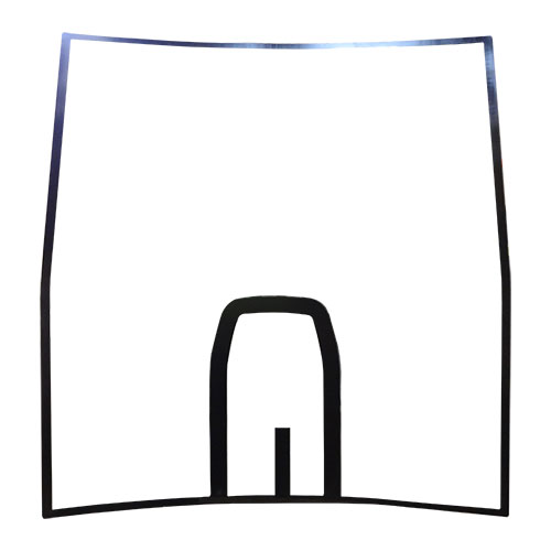[JD-R124663-A] Glass, Front, Windshield