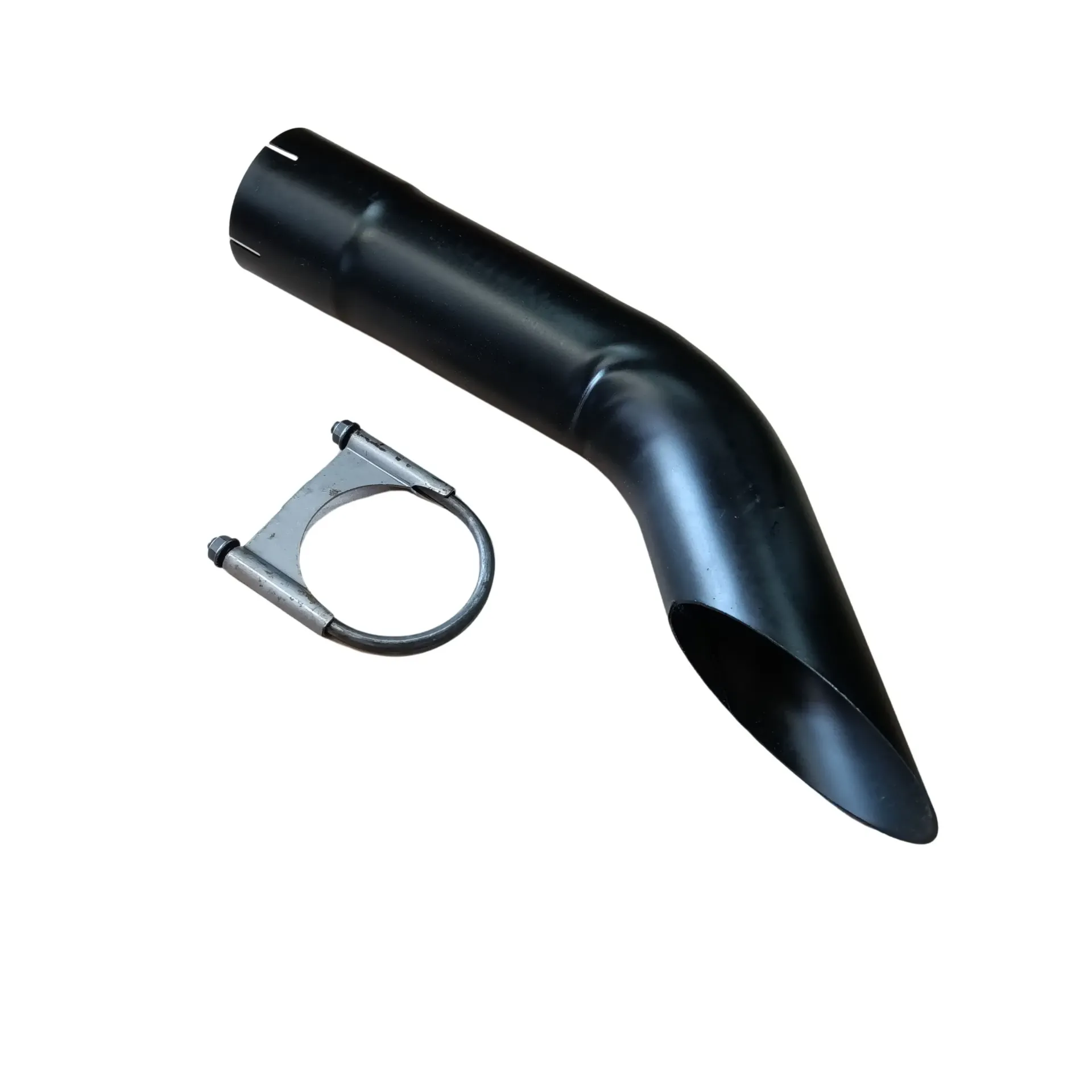 [GS-EE312-A] Curved Muffler Extension With Clamp