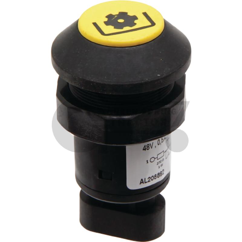 Push button switch PTO shaft