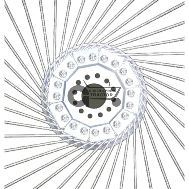 [JD-S22758-A] 55" Rake Wheel Assembly RH