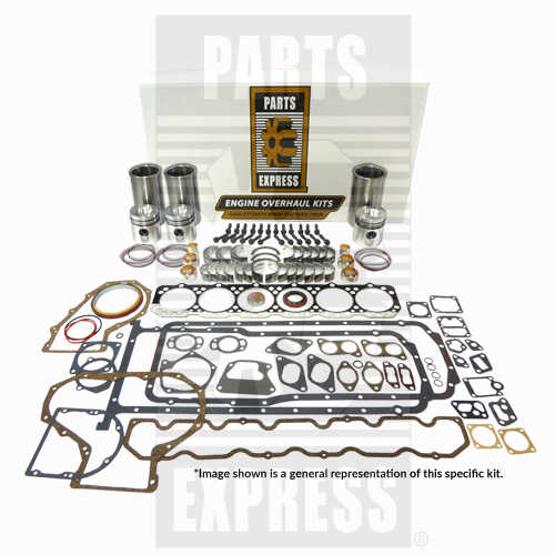 [JD-T24963-A] Inframe Kit, 3-152D, ESN earlier than 154765, O-Rings on Liner