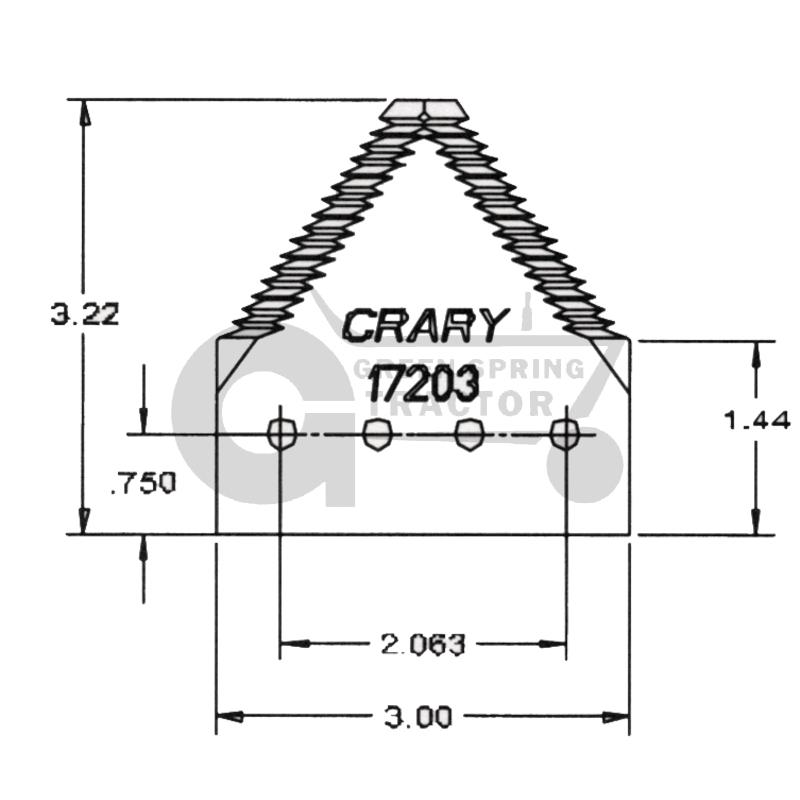 [JD-CR17203-A] Section, Gold 'N Cut