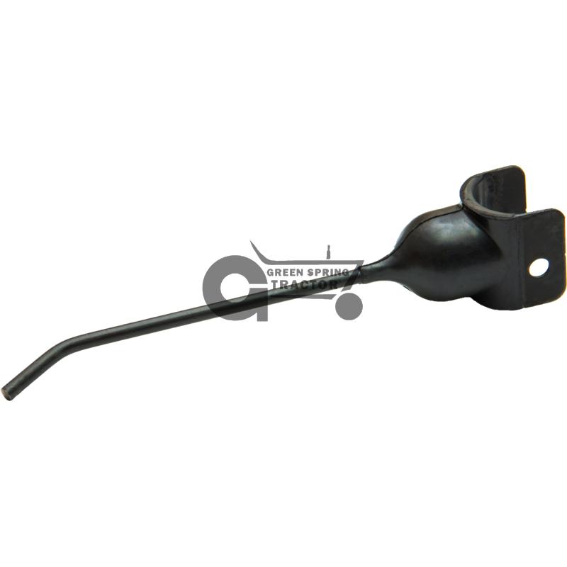 Rubber mounted rake tine