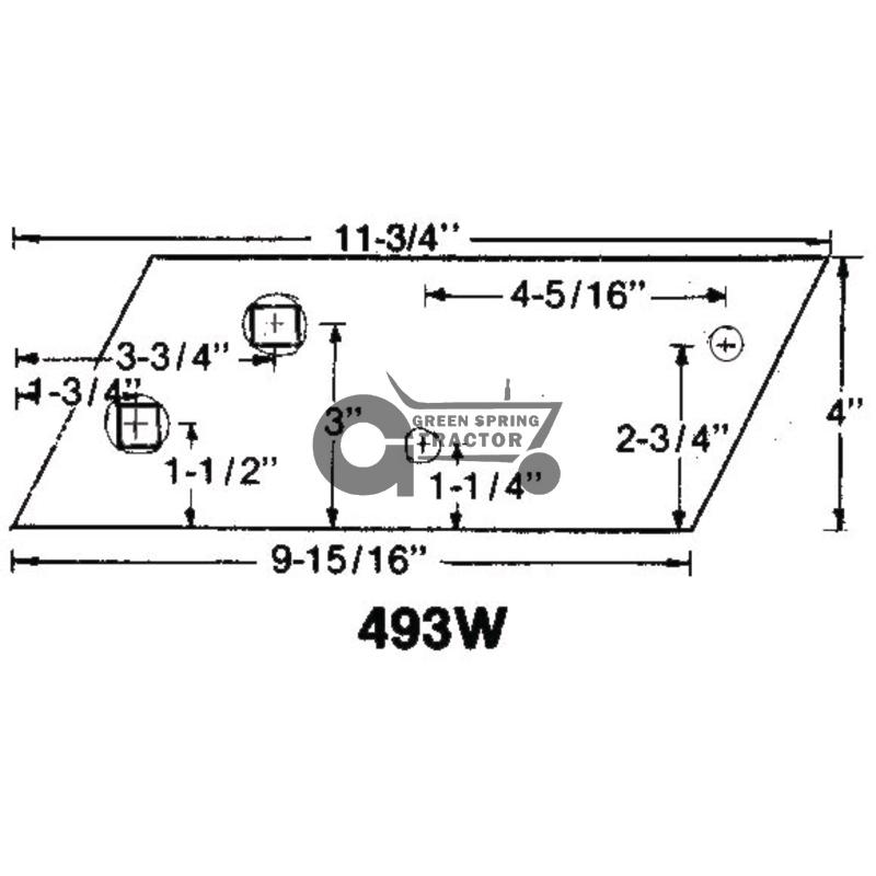 [JD-A16493-A] Landside to fit John Deere