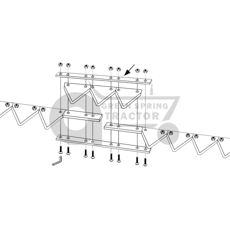 [JD-K711010-A] Splice Kit, 2 1/16" Spacing