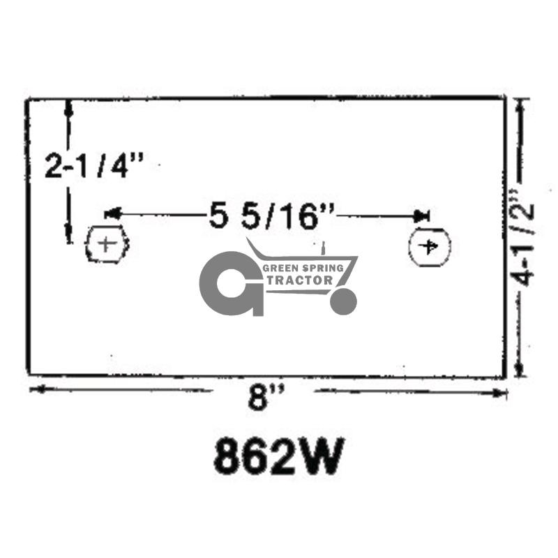 [JD-A27862-A] Landside Wear Pad To Fit John Deere