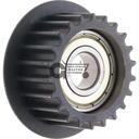 Toothed belt pulley