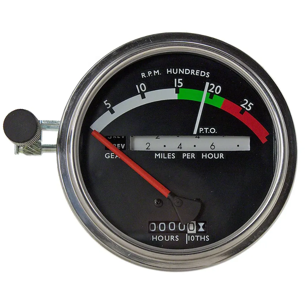 Tachometer With Red Needle