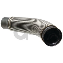 Exhaust pipe for cabs with hydraulic suspension
