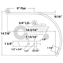 Shank To Fit John Deere Cultivators