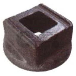 End washer for 1-1/8" square disc arbors.
