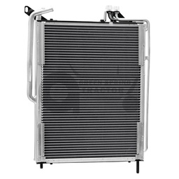 Oil cooler With air conditioning condenser