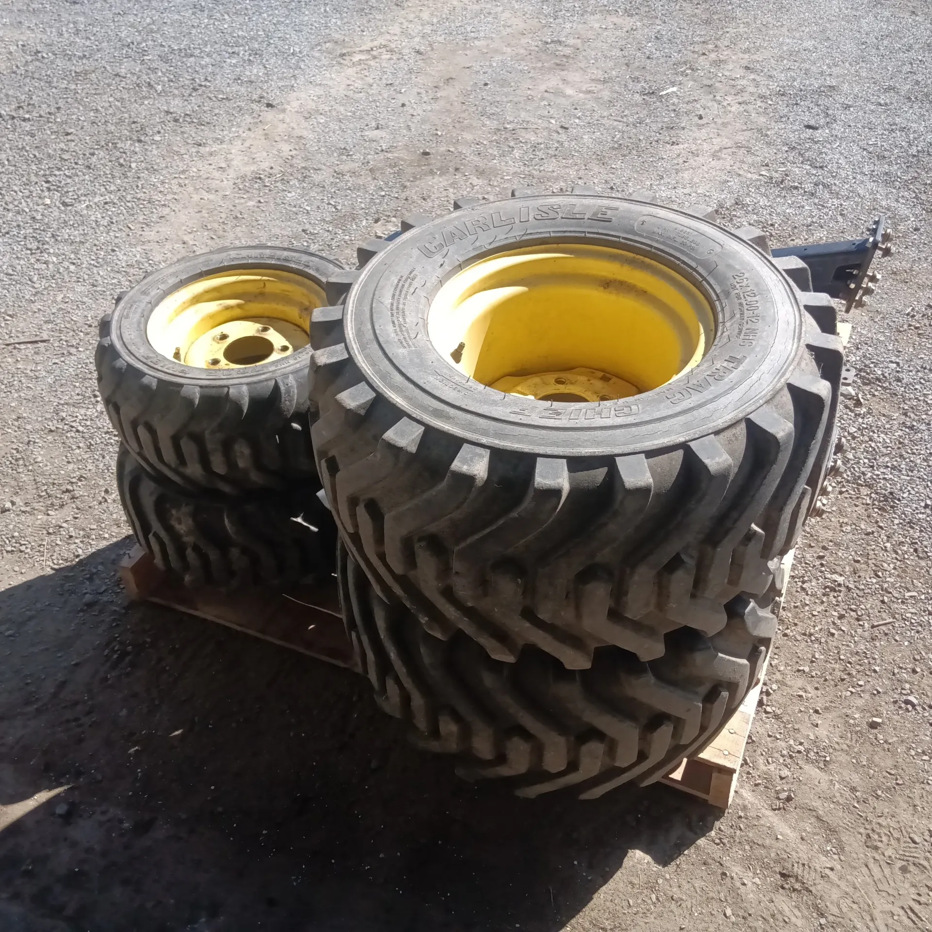 Wheel Set With Tires